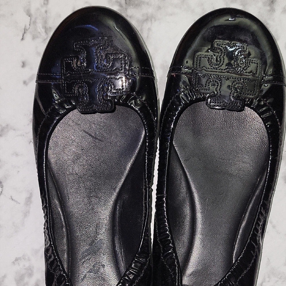 Tory Burch Black Ballet Flats